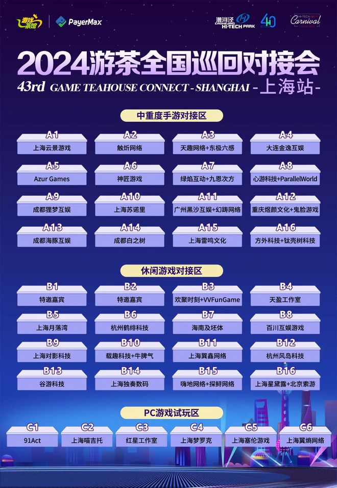 【百款游戏】2024游茶对接会—上海站活动流程公布产品和奖品全都有！(图1)