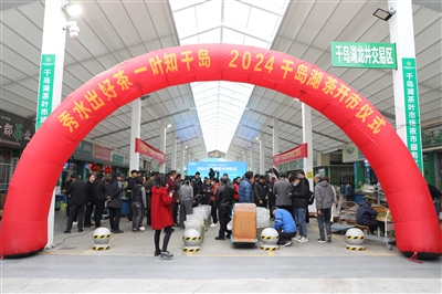 秀水出好茶一叶知千岛千岛湖茶叶市场开启2024湖茶盛宴(图1)