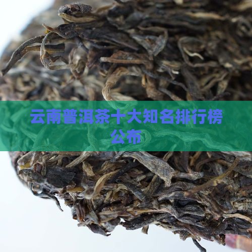 云南普洱茶十大知名排行榜公布(图3)