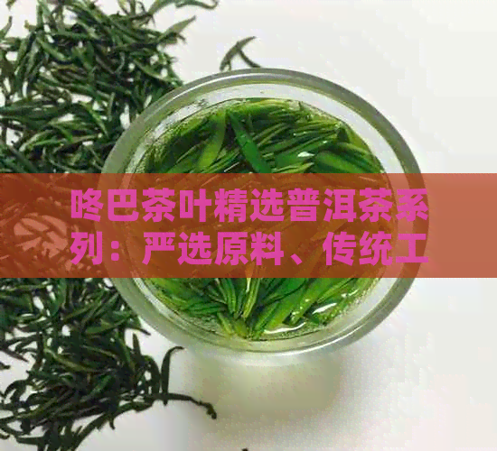 PG电子平台咚巴茶叶精选普洱茶系列：严选原料、传统工艺、多重口味满足您的品饮需求(图1)