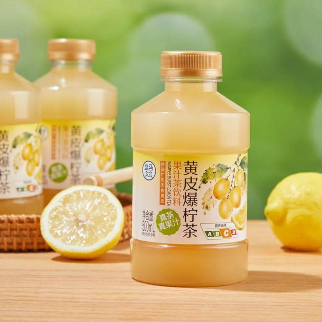 盒马上新「黄皮爆柠茶」味动力推出「益生菌维矿气泡水」一周热闻(图2)