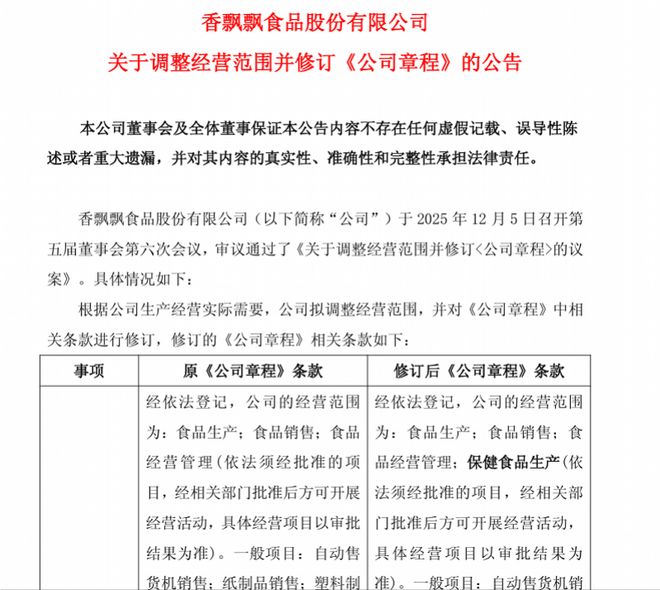 拟跨界涉足保健食品香飘飘这次能“飘”起来吗?(图1)